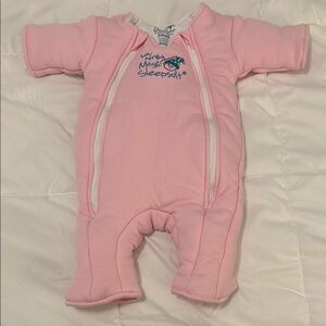 NWOT Magic Sleepsuit Pink Baby Footie